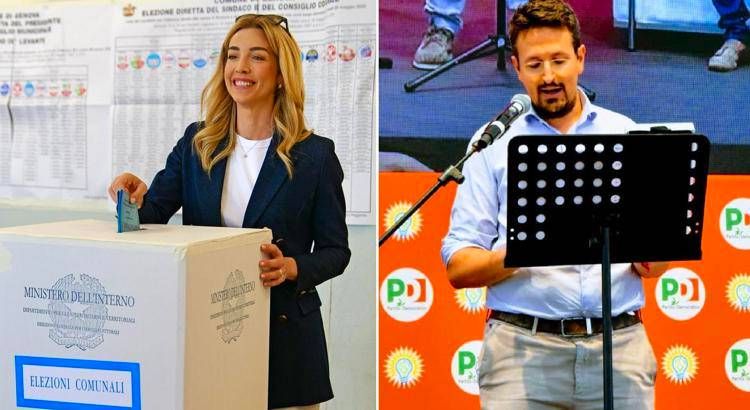 Silvia Salis e Alessandro Barattoni - Facebook