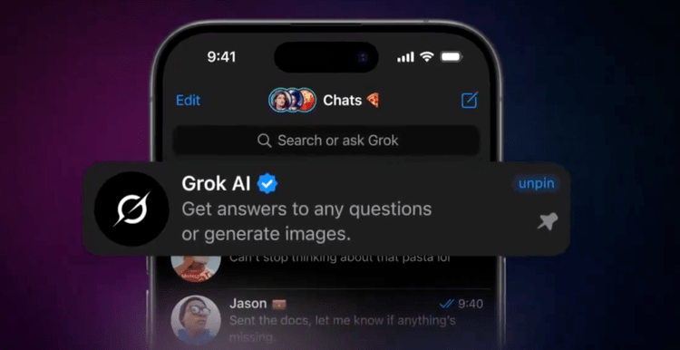 Telegram, accordo con Musk per usare l'intelligenza artificiale Grok