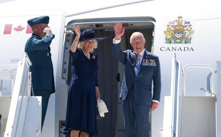 Carlo III e Camilla in Canada - Afp