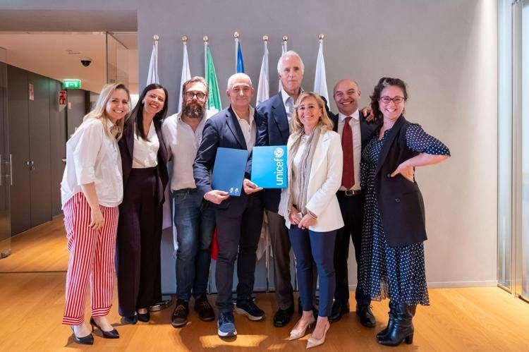 da sinistra: Celada, Grifantini, Brotto, Rozera, Malagò, Bianchedi, DeMaio, Pucci