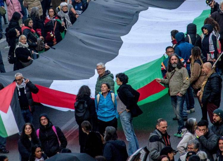 Manifestazione per Gaza, immagine di repertorio (Fotogramma/Ipa)