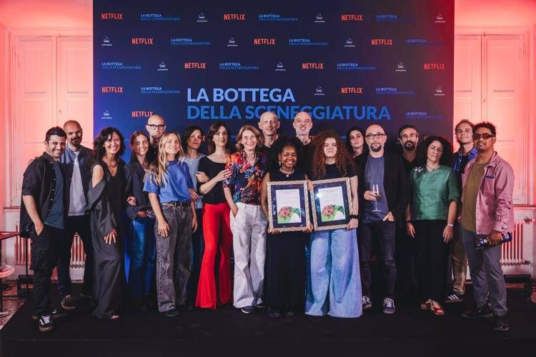 I vincitori e la giuria del 'La Bottega della sceneggiatura' - Netflix / Virginia Bettoja