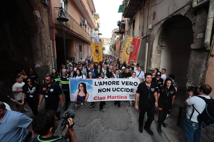 Corte per Martina Carbonaro ad Afragola, Napoli - Fotogramma /Ipa