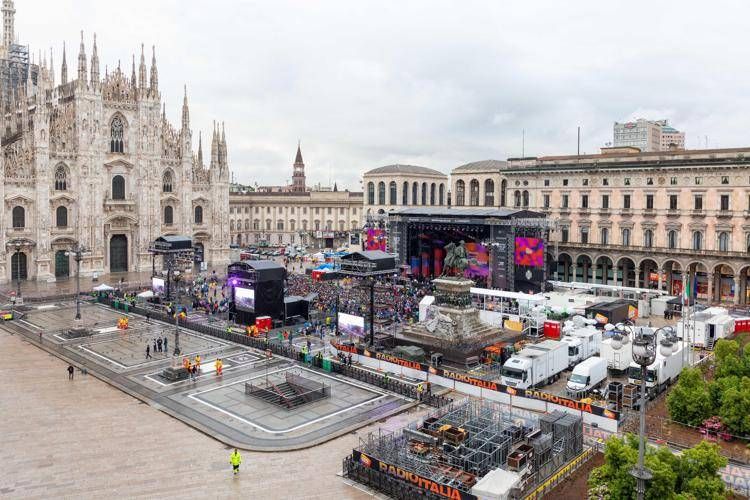 Concerto Radio Italia in Piazza Duomo - Fotogramma/Ipa