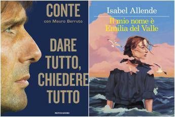 Le copertine di 'Dare tutto, chiedere tutto' e 'Il mio nome è Emilia del Valle'