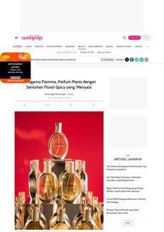 Indonesia: Ferragamo lancia il profumo Fiamma in omaggio alla figlia del fondatore