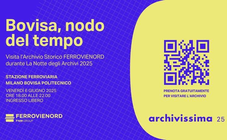 'Bovisa, nodo del tempo', Ferrovienord apre al pubblico l'Archivio storico