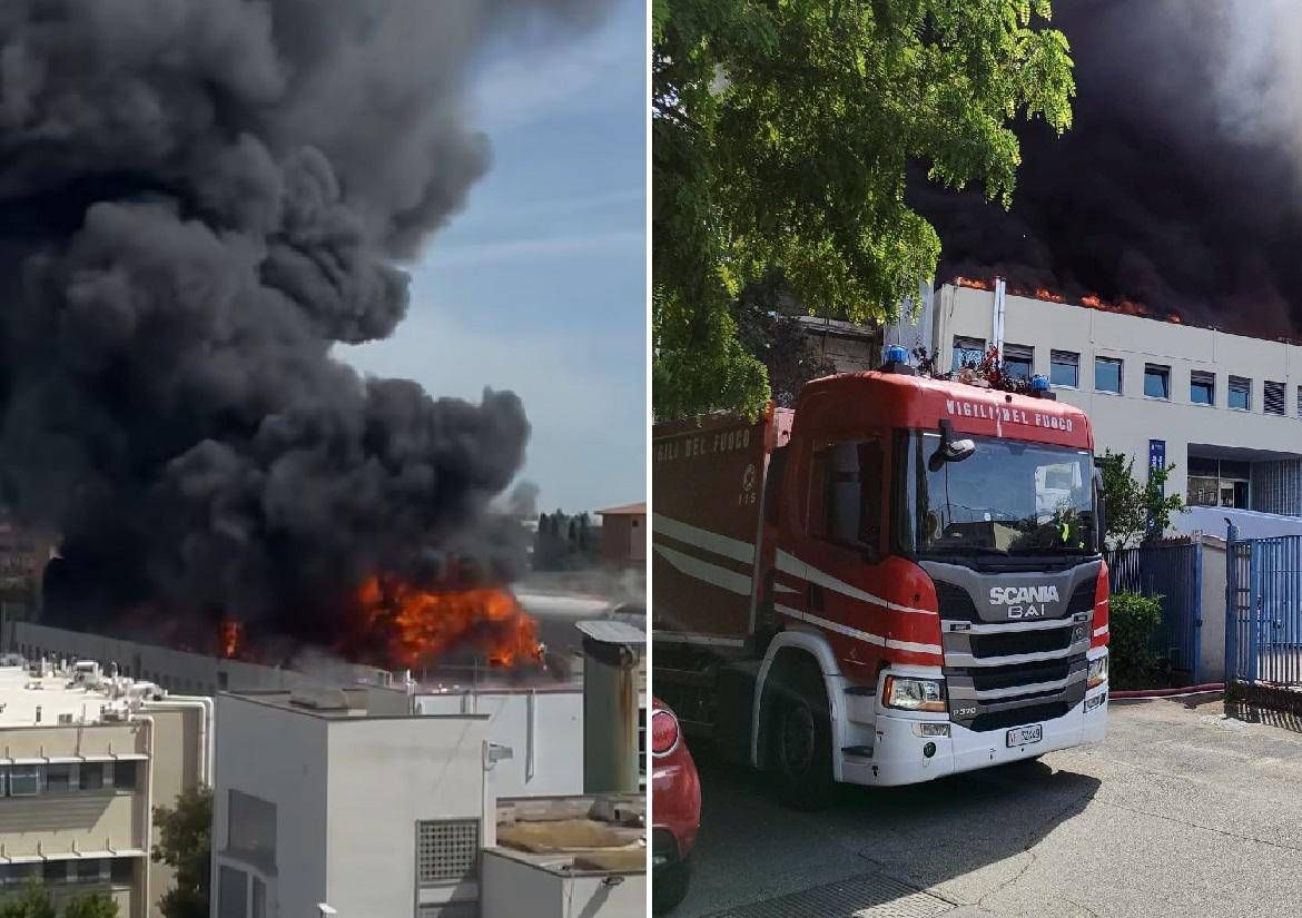 in fiamme facoltà di Agraria