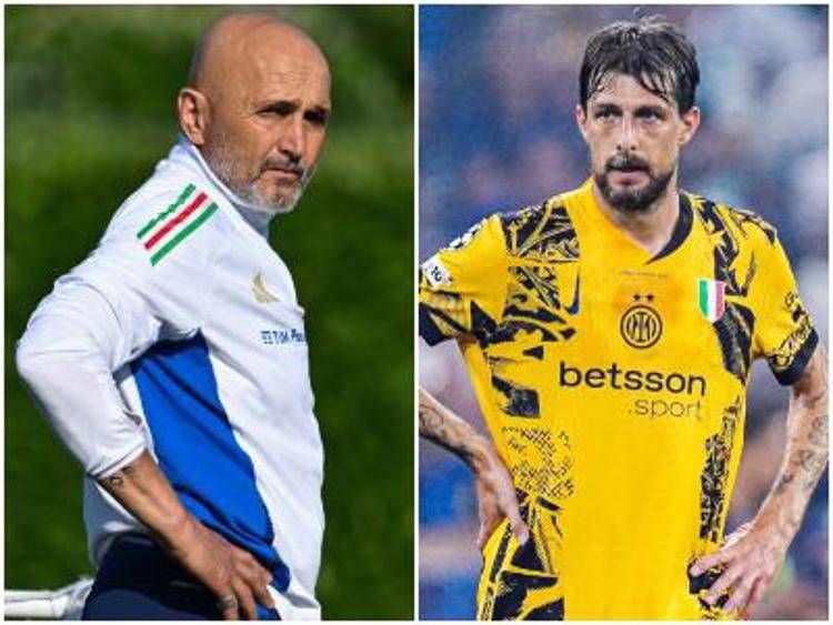Luciano Spalletti e Francesco Acerbi - Ipa/Fotogramma