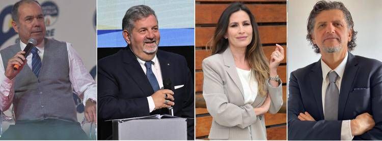 Nicola Rao, Fabrizio Casinelli, Incoronata Boccia e Giovanni Alibrandi