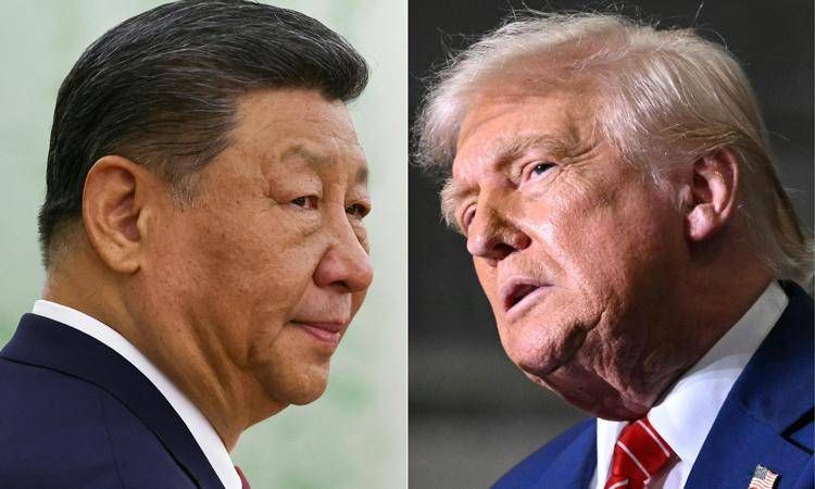 Xi e Trump - Afp