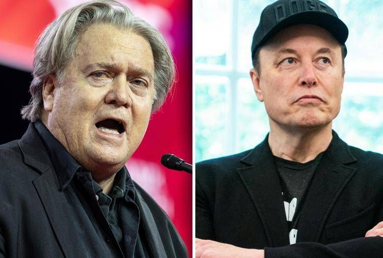 Bannon attacca Musk: "Immigrato illegale e drogato". La replica: "Ritardato"