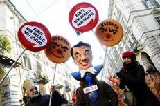2014, sciopero nazionale e protesta contro il Jobs Act a Torino - Fotogramma