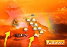 Caldo torrido su tutta Italia