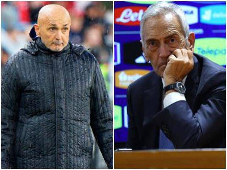 Luciano Spalletti e Gabriele Gravina - Ipa/Fotogramma
