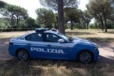 Polizia a Villa Pamphili (Ipa)<b>﻿</b>
