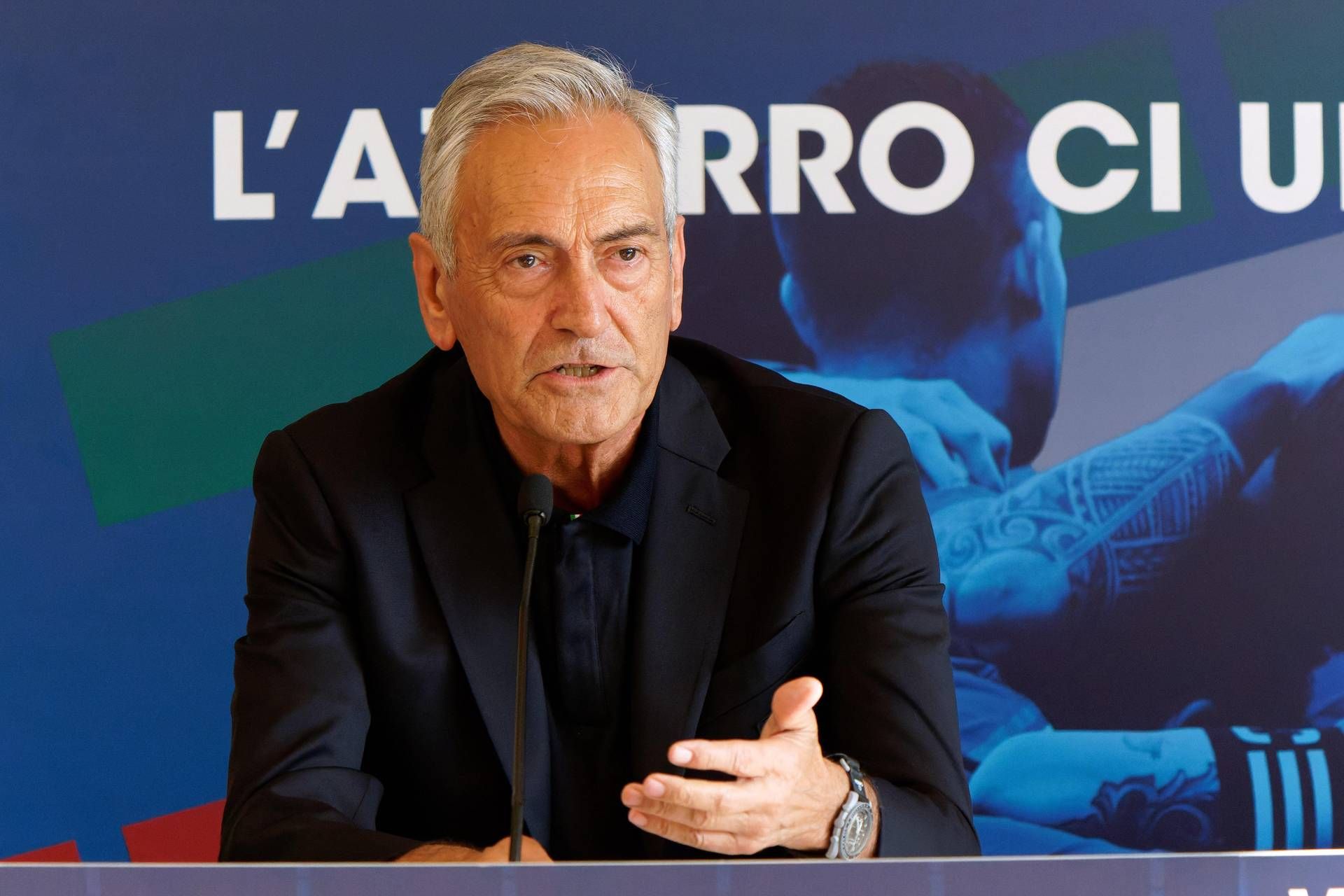 Italia, Gravina: "Non giocare con Israele? Vorrebbe dire non andare al Mondiale"
