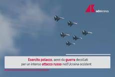 Attacco aereo russo su Ucraina, Polonia allerta i caccia