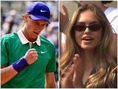 Jannik Sinner e Laila Hasanovic - Afp e Instagram