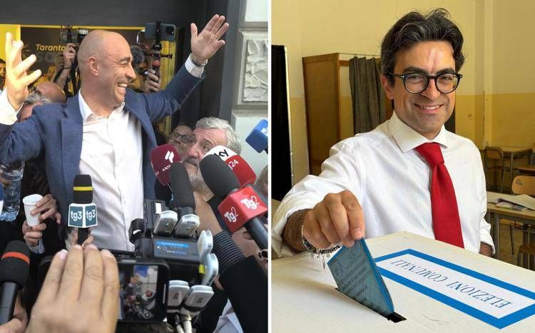 I neo sindaci Piero Bitetti e Antonio Nicoletti - Facebook