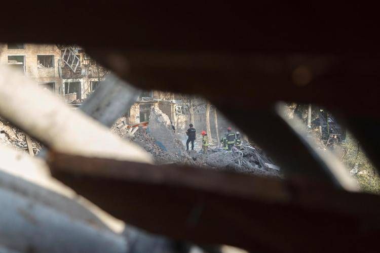 Macerie in Ucraina dopo l'ultimo raid russo - Fotogramma /Ipa