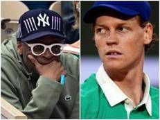 Spike Lee e Jannik Sinner - Afp