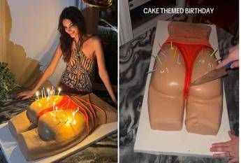 Emily Ratajkowski compie 34 anni, la torta è il lato