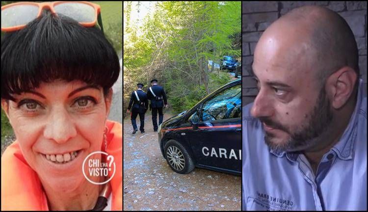 Mara Favro, il bosco dove è stato trovato il cadavere e l'ex datore di lavoro (Foto 'Chi l'ha visto' e Fotogramma/Ipa)