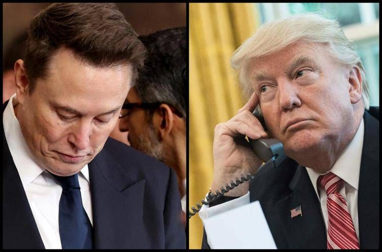 Elon Musk e Donald Trump (Afp)