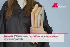 Più del 30% dei laureati non mette a frutto le competenze universitarie
