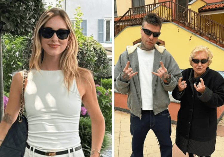 Chiara Ferragni, Fedez, nonna Luciana - Instagram