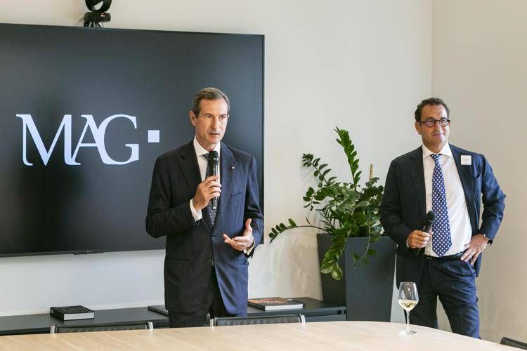 Pierluca Impronta, Presidente del Gruppo MAG e Ivo Impronta