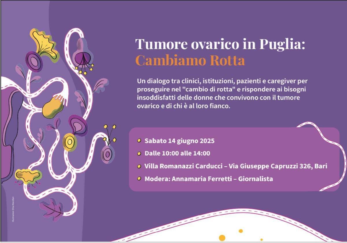 Tumore ovarico in Puglia, Cambiamo rotta