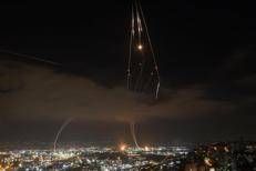 Missili iraniani su Israele - Afp