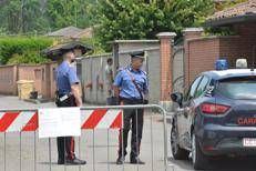 Sopralluogo nella villetta dei Poggi a Garlasco - (Ipa)