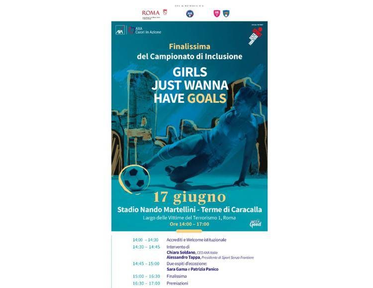 Calcio, si conclude a Caracalla la 'Week for Good': Gama e Panico ambasciatrici