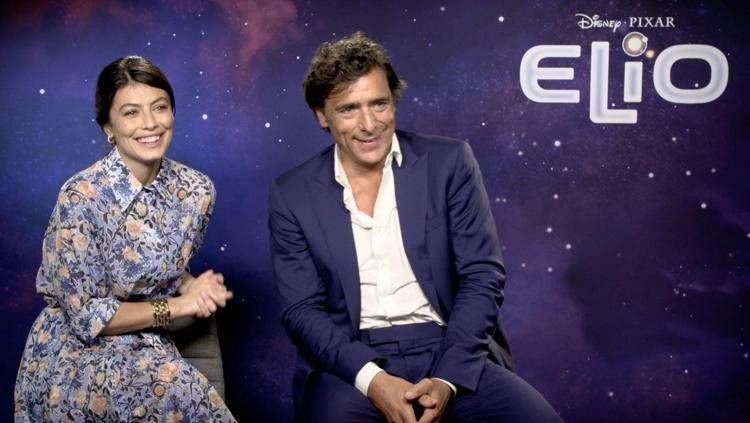 Alessandra Mastronardi e Adriano Giannini voci di 'Elio'