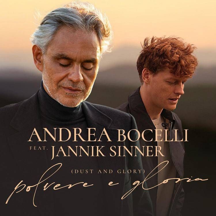 Bocelli e Sinner insieme in una canzone, esce 'Polvere e Gloria'