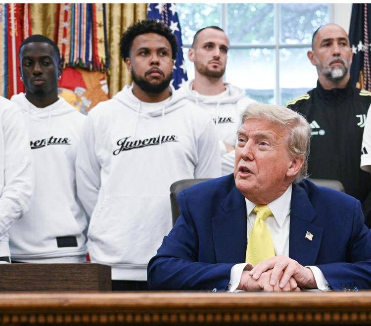 Trump riceve la Juve, Weah: "Sorpresa strana, non emozionante" - Video