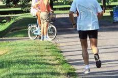 Una persona che corre - (Fotogramma)