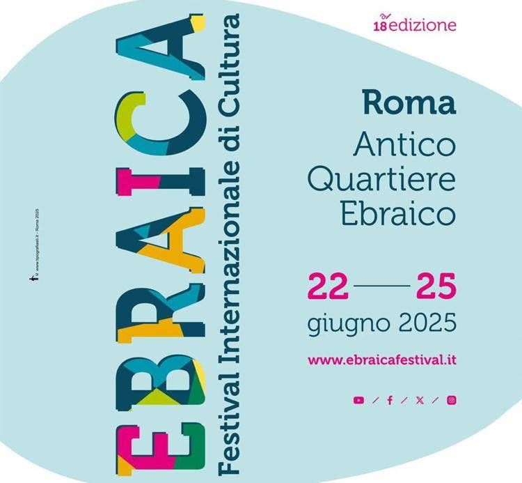 Torna “Ebraica”, festival internazionale a Roma dal 22 al 25 giugno