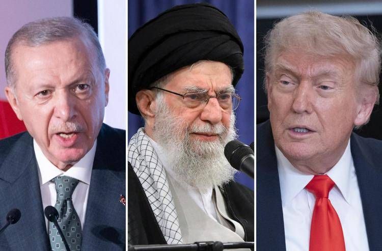 Erdogan, Khamenei e Trump - Fotogramma /Ipa