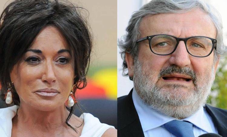 Nancy Dell'Olio e Michele Emiliano (Fotogramma/Ipa)