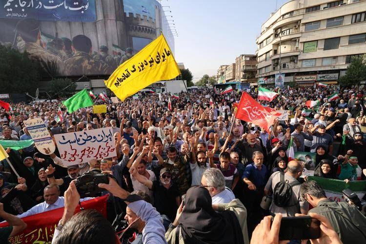La protesta a Teheran (Afp)