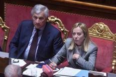 Giorgia Meloni in Senato - (Ipa)