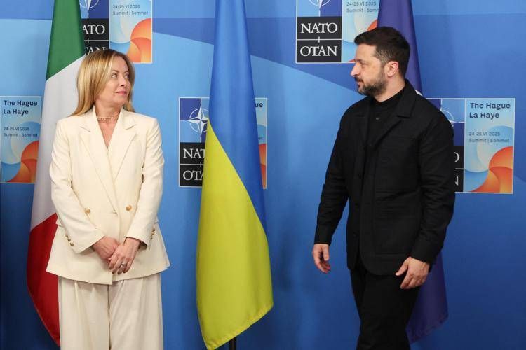 Meloni e Zelensky