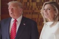 Trump, la regina Maxima e il video: Donald preso in giro?
