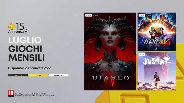 PlayStation Plus, i giochi di luglio 2025