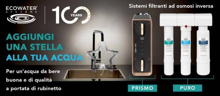EcoWater presenta Prismo e Puro: nuove soluzioni per l’acqua da bere