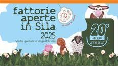 Turismo: filiere dop e natura, al via ventesima edizione 'Fattorie aperte in Sila'